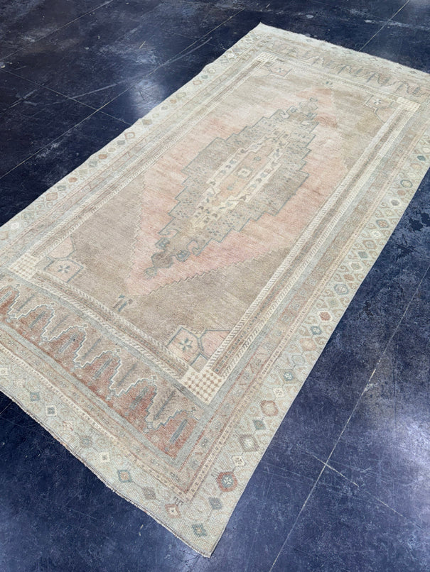 Turkish Vintage Rug 4'7" x 8'8" #24625
