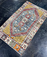 Turkish Vintage Rug 2'5" x 3'11" #24619