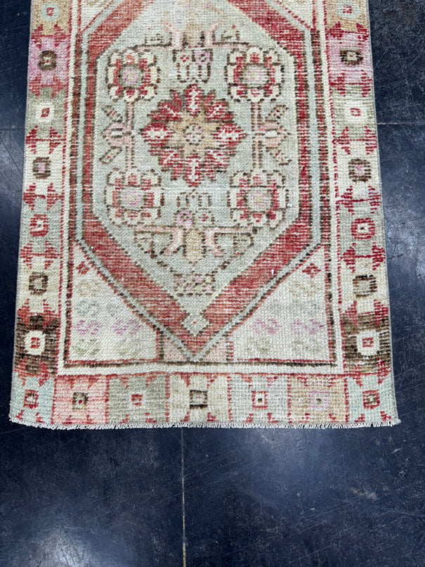 Turkish Vintage Rug 2'6" x 3'10" #24620