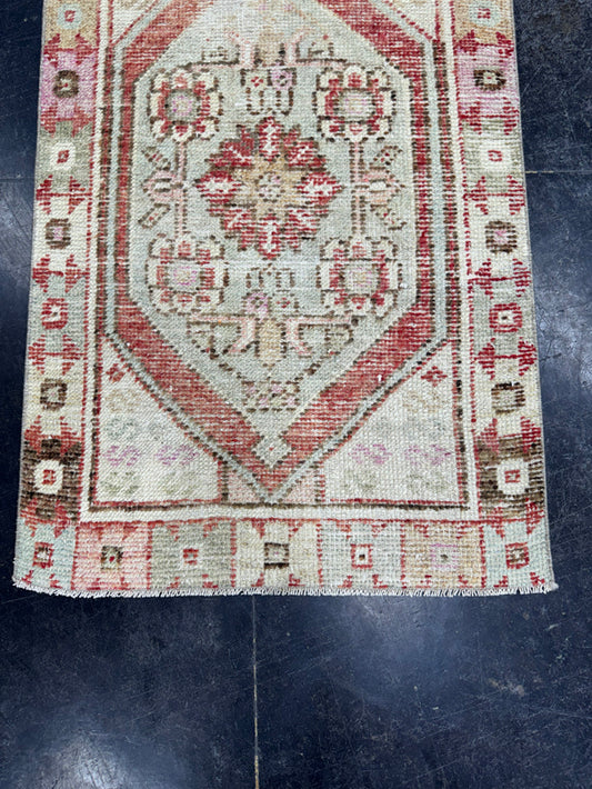 Turkish Vintage Rug 2'6" x 3'10" #24620