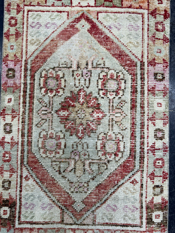 Turkish Vintage Rug 2'6" x 3'10" #24620