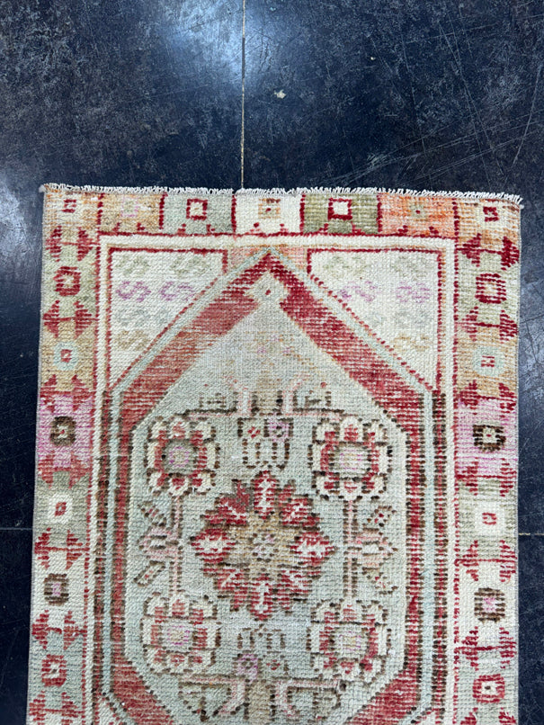 Turkish Vintage Rug 2'6" x 3'10" #24620