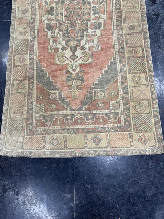 Turkish Vintage Rug 4'2" x 7'11" #24622