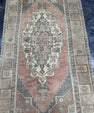 Turkish Vintage Rug 4'2" x 7'11" #24622