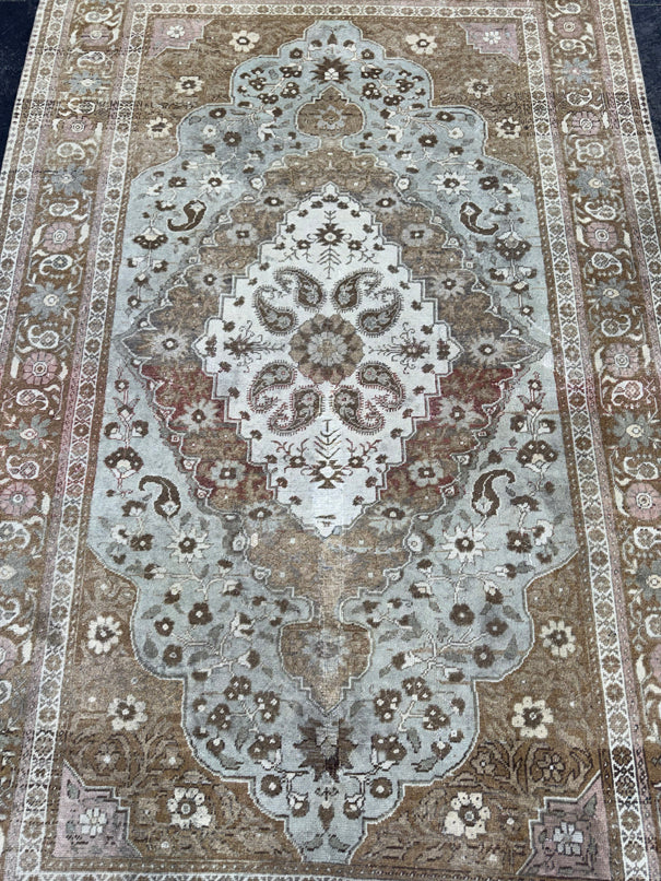 Turkish Vintage Rug 4'10" x 7'10" #24624