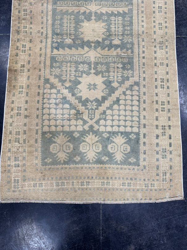 Turkish Vintage Rug 3'2" x 6'1" #24616