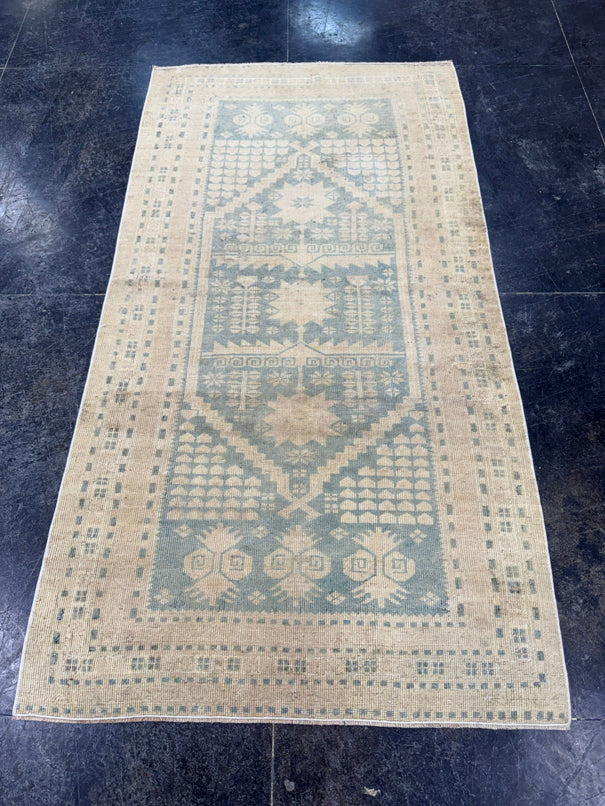 Turkish Vintage Rug 3'2" x 6'1" #24616