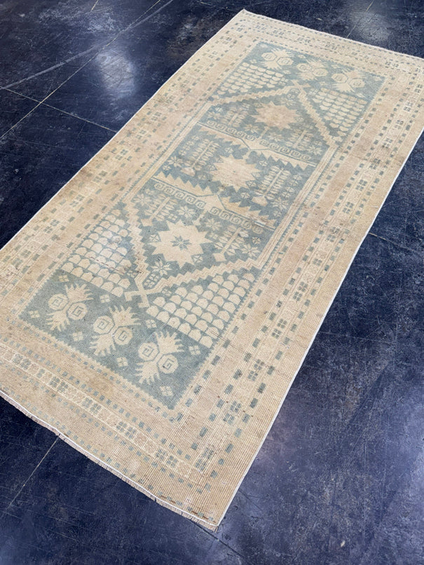 Turkish Vintage Rug 3'2" x 6'1" #24616