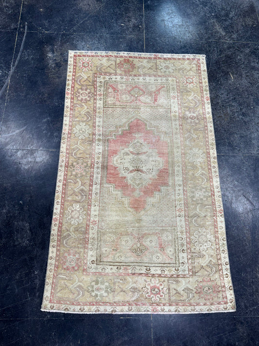 Turkish Vintage Rug 3'3" x 5'5" #24615