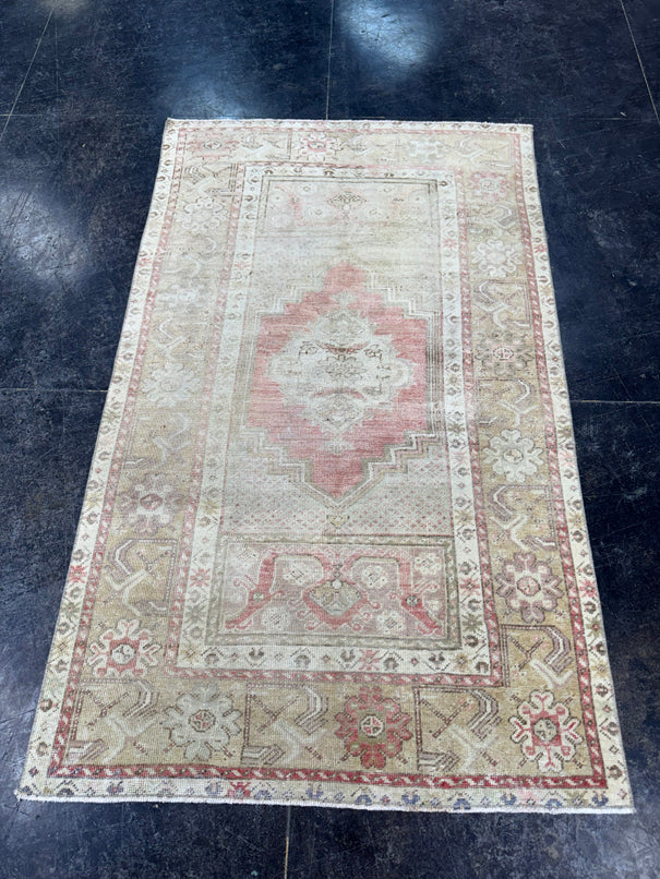 Turkish Vintage Rug 3'3" x 5'5" #24615