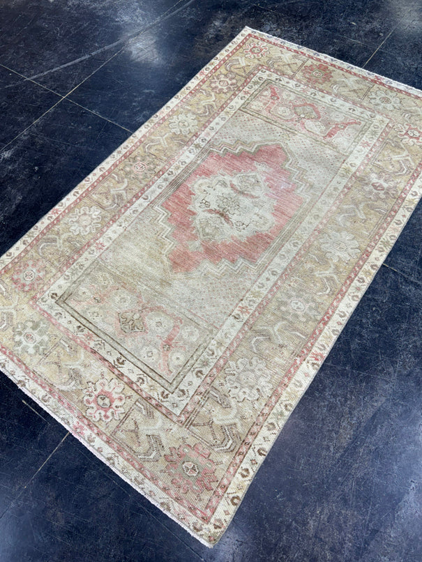 Turkish Vintage Rug 3'3" x 5'5" #24615