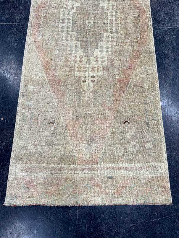 Turkish Vintage Runner Rug 3' x 7'10" #24614