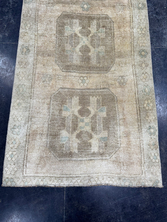 Turkish Vintage Rug 3'1" x 6'5" #24613