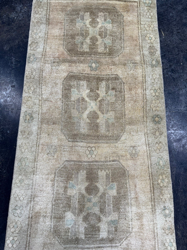 Turkish Vintage Rug 3'1" x 6'5" #24613
