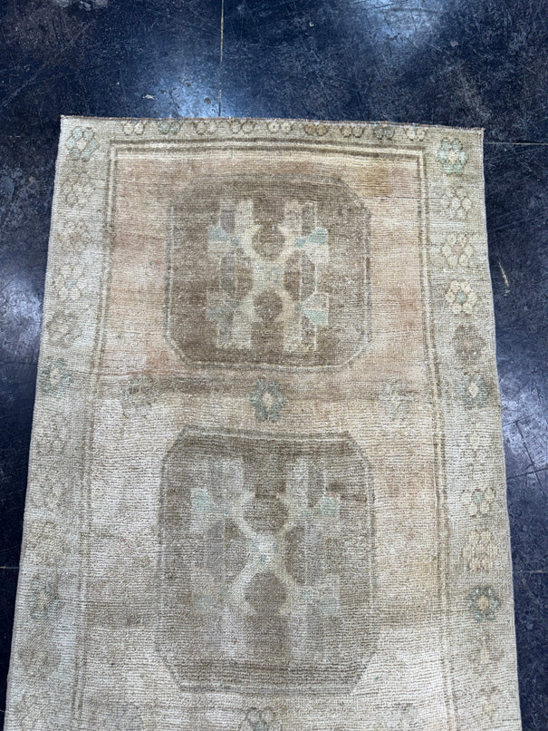 Turkish Vintage Rug 3'1" x 6'5" #24613
