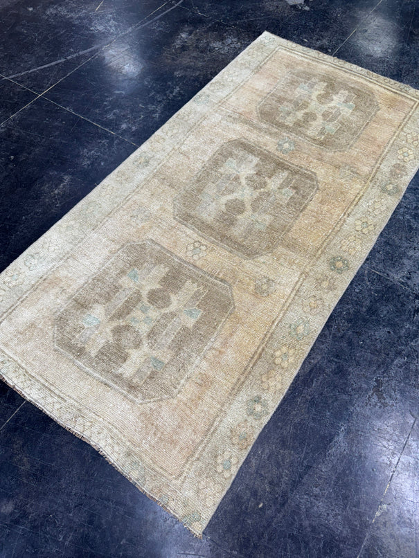 Turkish Vintage Rug 3'1" x 6'5" #24613