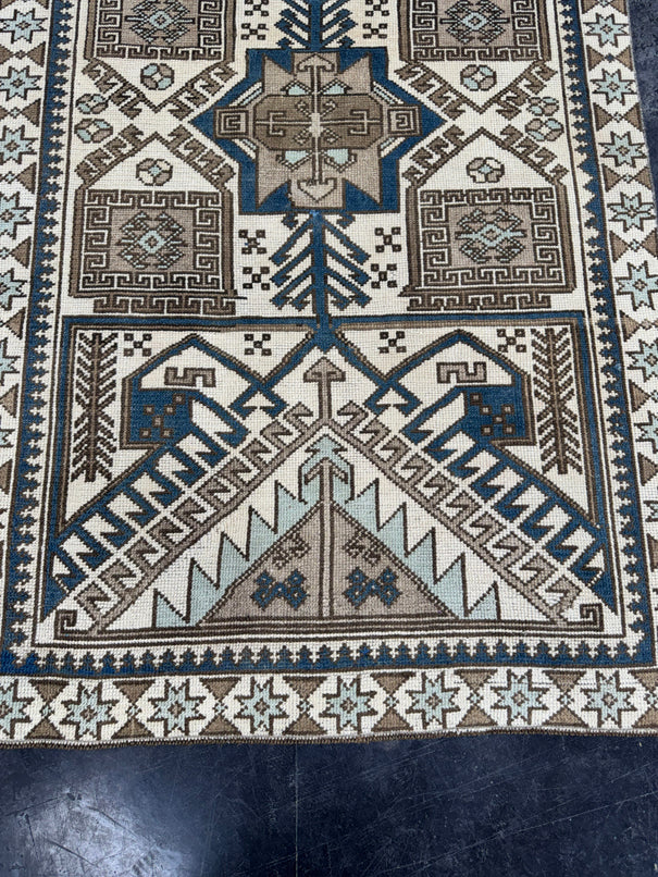 Turkish Vintage Rug 4'2" x 6'9" #24611