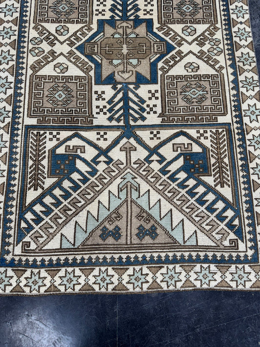 Turkish Vintage Rug 4'2" x 6'9" #24611