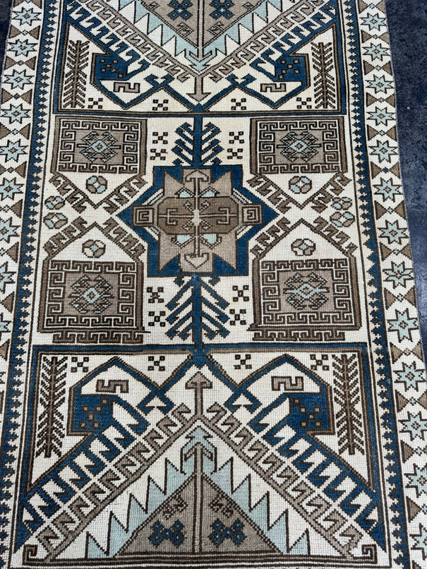 Turkish Vintage Rug 4'2" x 6'9" #24611
