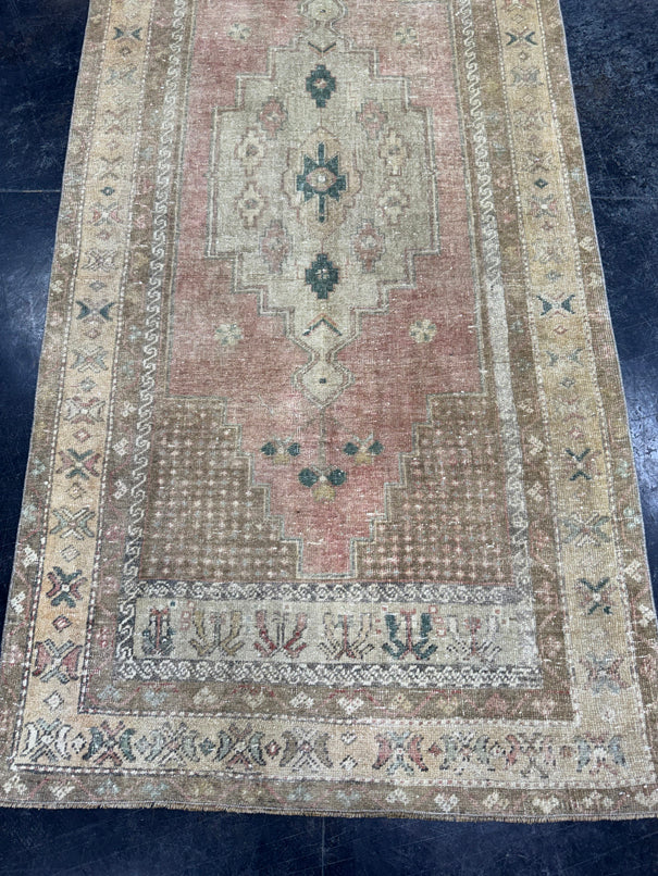 Turkish Vintage Rug 3'4" x 7'2" #24610