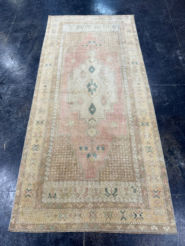 Turkish Vintage Rug 3'4" x 7'2" #24610
