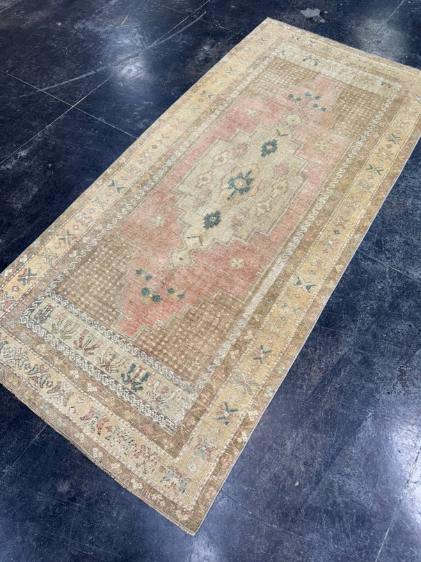 Turkish Vintage Rug 3'4" x 7'2" #24610