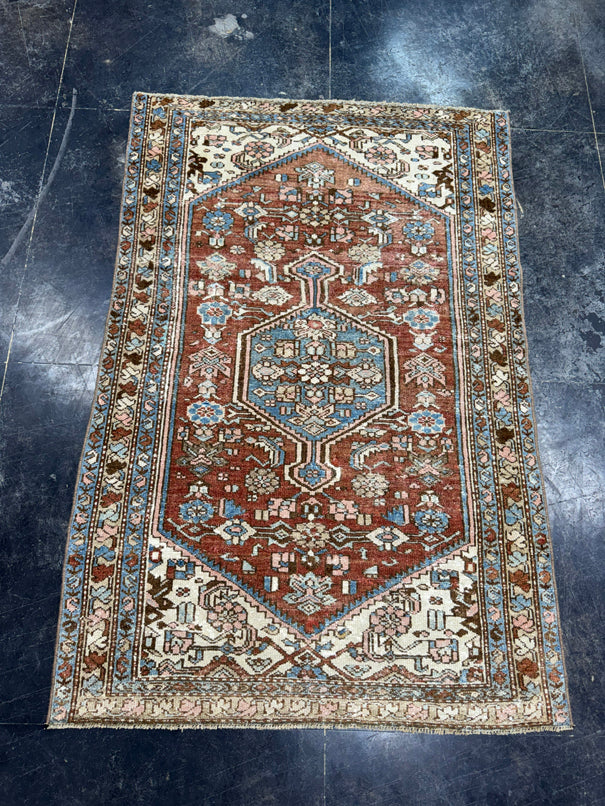 Turkish Vintage Rug 4'2" x 6'4" #24608