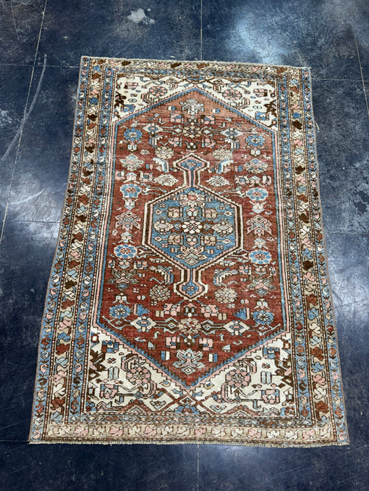 Turkish Vintage Rug 4'2" x 6'4" #24608