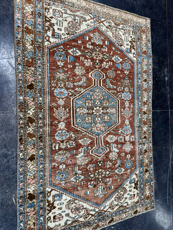 Turkish Vintage Rug 4'2" x 6'4" #24608