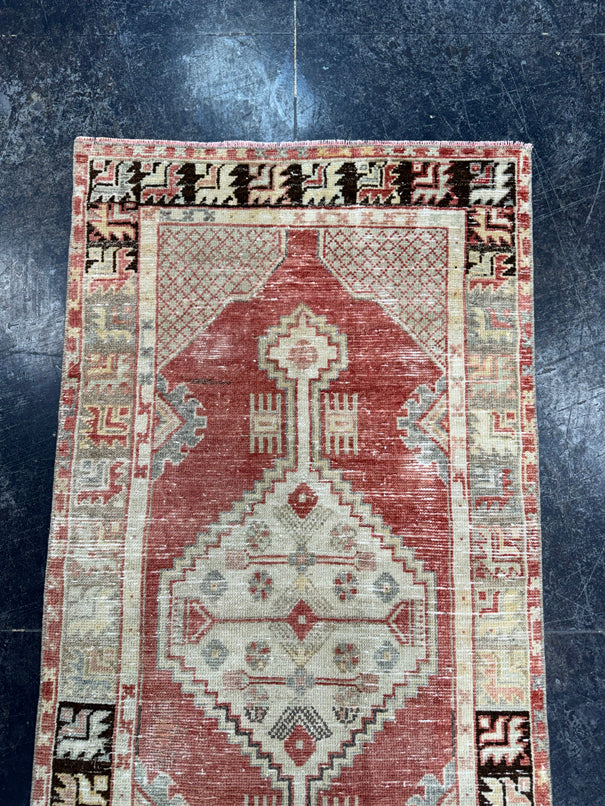 Turkish Vintage Rug 2'4" x 4'8" #24654