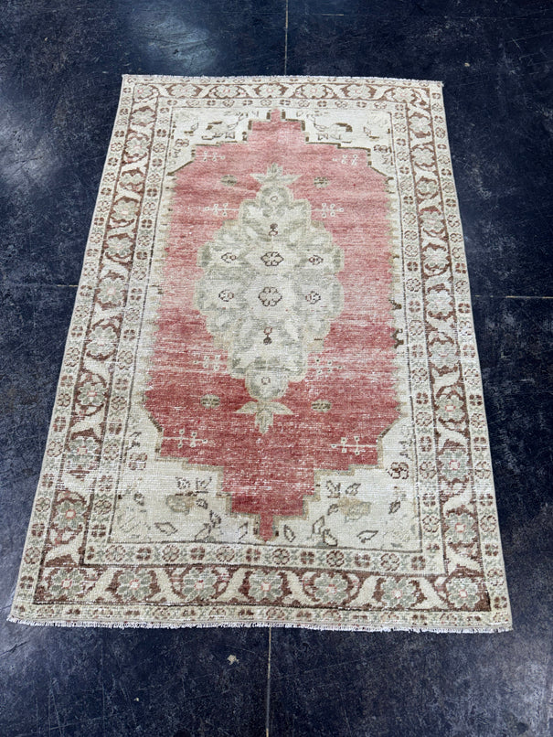 Turkish Vintage Rug 2'10" x 4'4" #24653