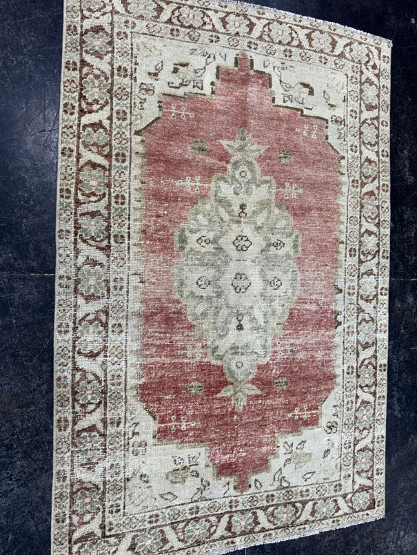Turkish Vintage Rug 2'10" x 4'4" #24653