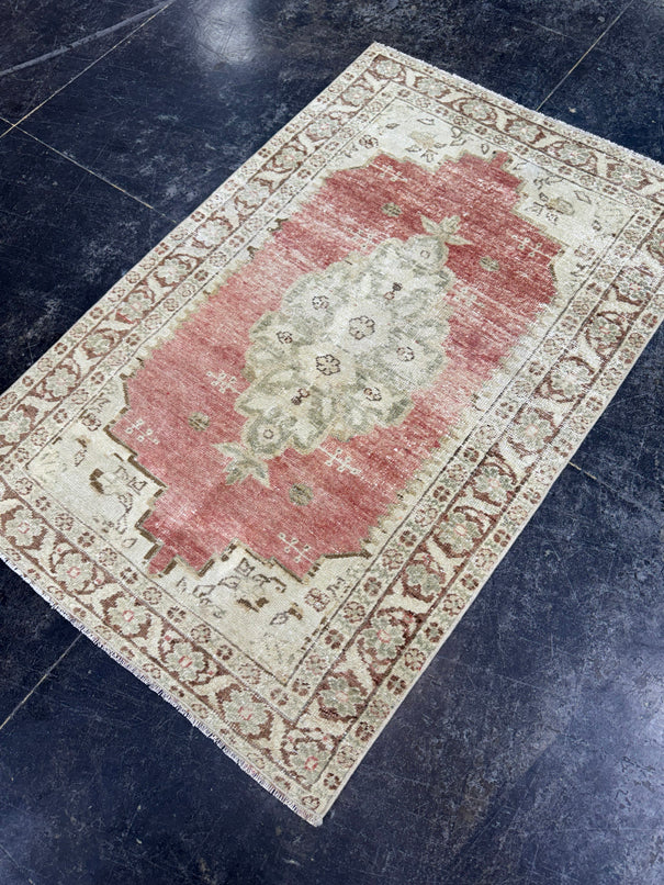 Turkish Vintage Rug 2'10" x 4'4" #24653