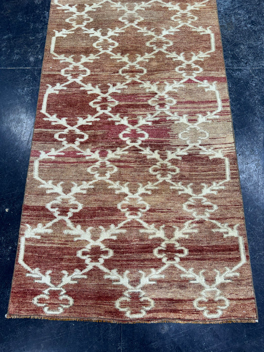 Turkish Vintage Runner Rug 3' x 7'10" #24646
