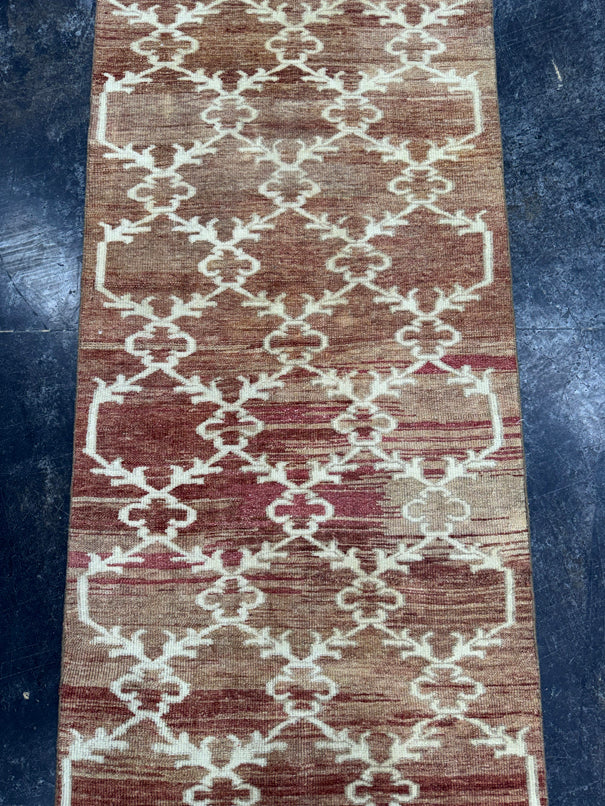 Turkish Vintage Runner Rug 3' x 7'10" #24646