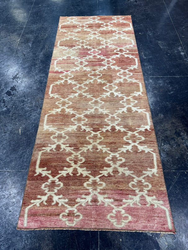 Turkish Vintage Runner Rug 3' x 7'10" #24646