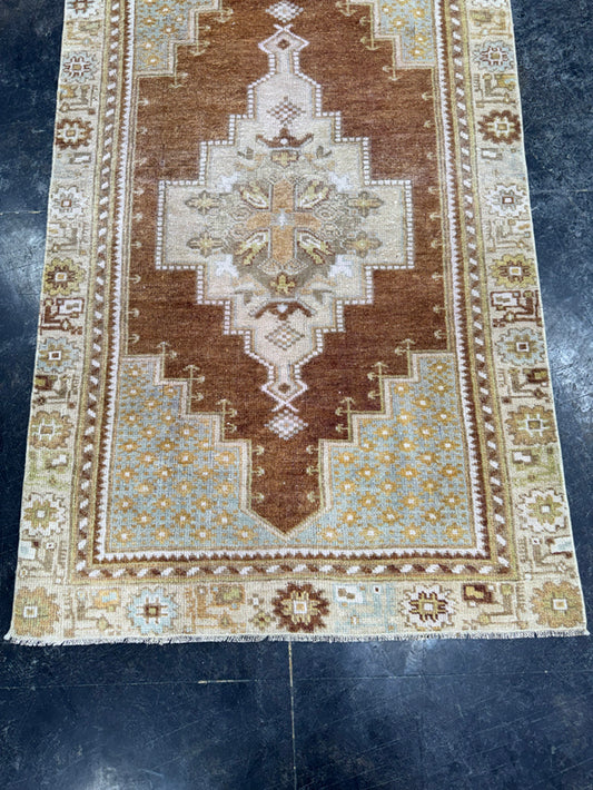 Turkish Vintage Rug 3'3" x 5'10" #24645