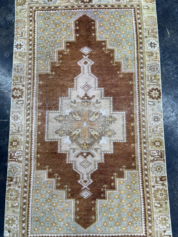 Turkish Vintage Rug 3'3" x 5'10" #24645