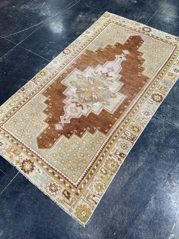 Turkish Vintage Rug 3'3" x 5'10" #24645