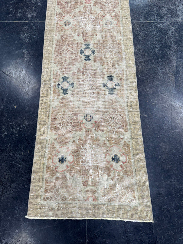 Turkish Vintage Runner Rug 2'2" x 9'1" #24637