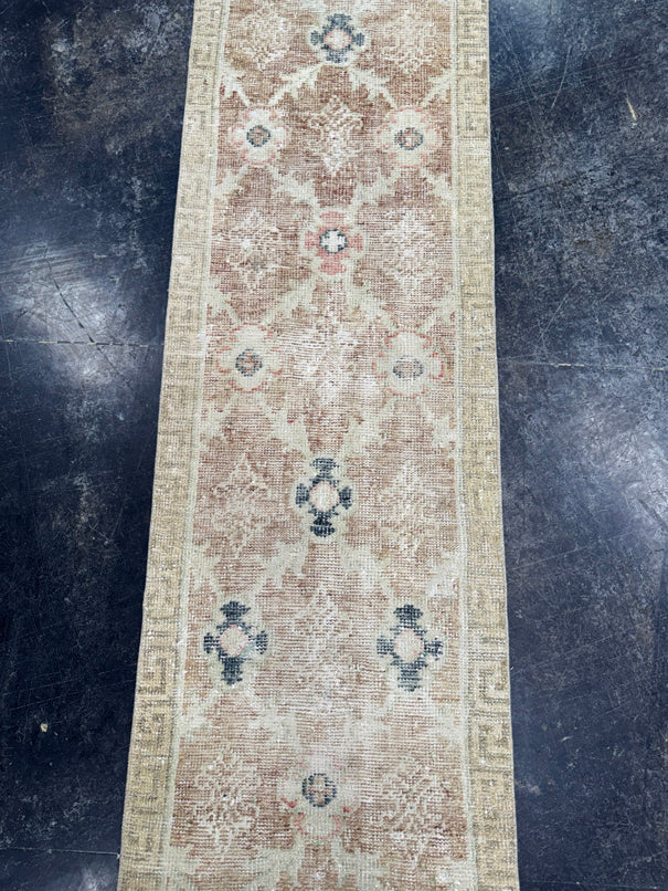 Turkish Vintage Runner Rug 2'2" x 9'1" #24637