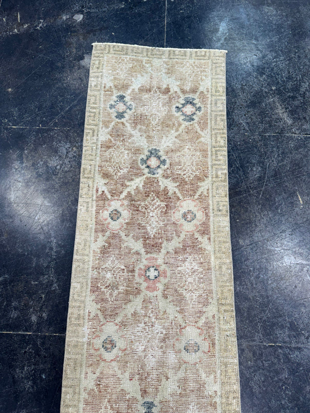 Turkish Vintage Runner Rug 2'2" x 9'1" #24637
