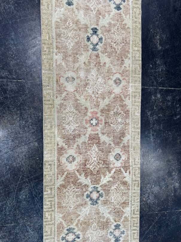 Turkish Vintage Runner Rug 2'2" x 9'1" #24637