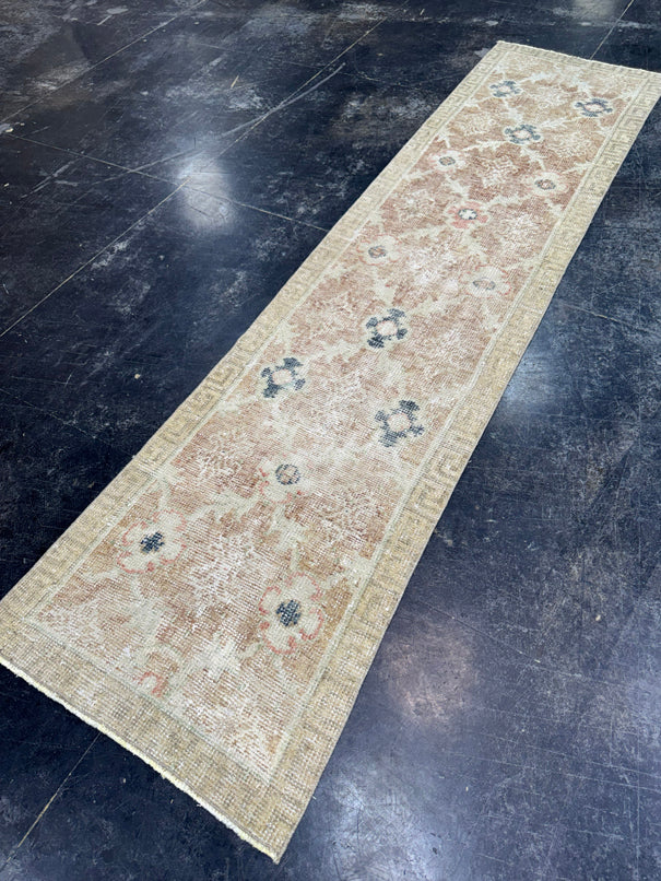 Turkish Vintage Runner Rug 2'2" x 9'1" #24637