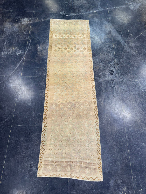 Turkish Vintage Runner Rug 3' x 10'7" #24639