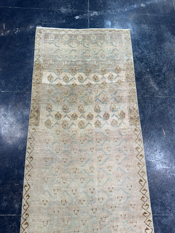 Turkish Vintage Runner Rug 3' x 10'7" #24639