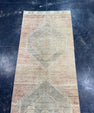 Turkish Vintage Runner Rug 2'9" x 10'4" #24640