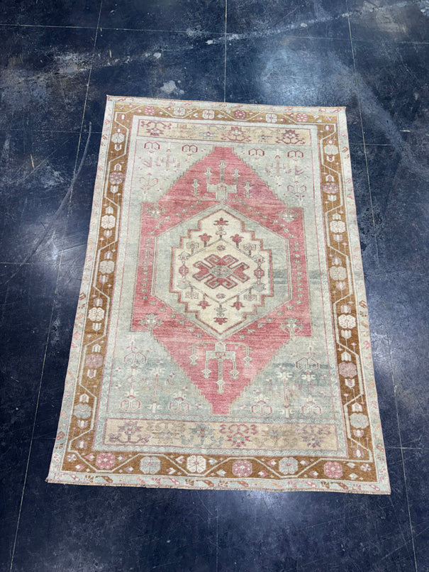 Turkish Vintage Rug 5'3" x 7'7" #24636