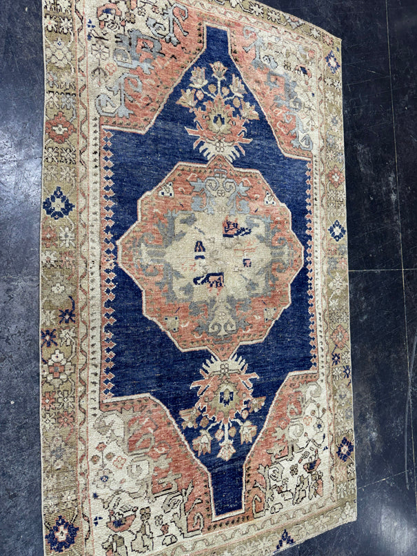 Turkish Vintage Rug 4' x 6'10" #24635