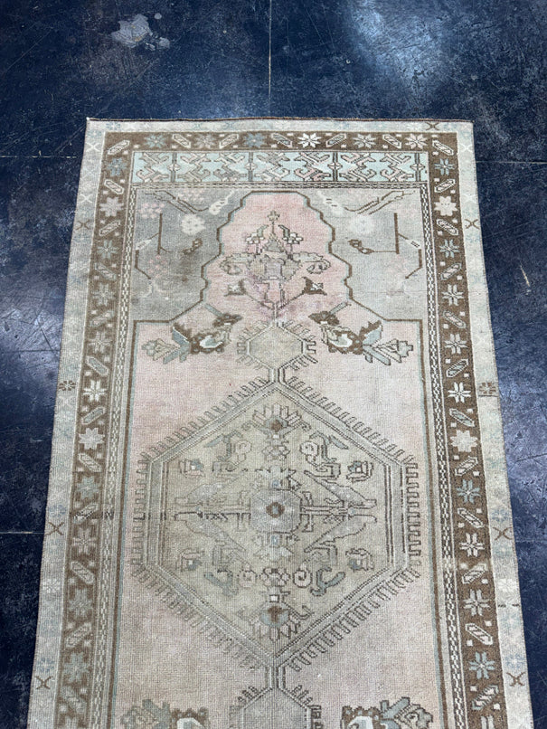 Turkish Vintage Rug 3'3" x 6'8" #24633